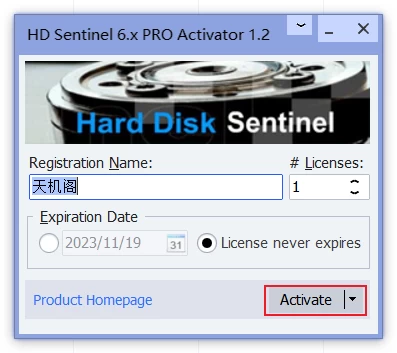 Hard Disk Sentinel Pro 6.10-天机阁